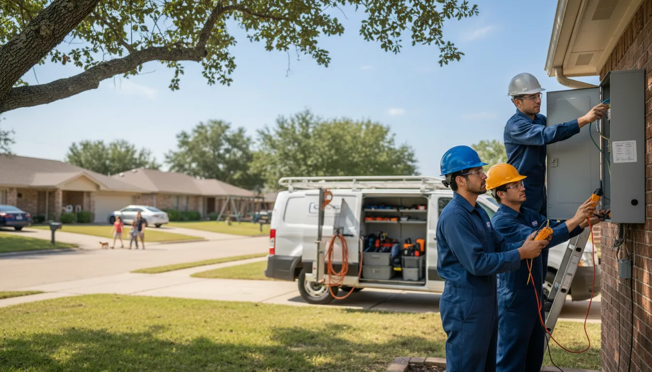Certified electrician providing emergency electrical services in Midland, PA